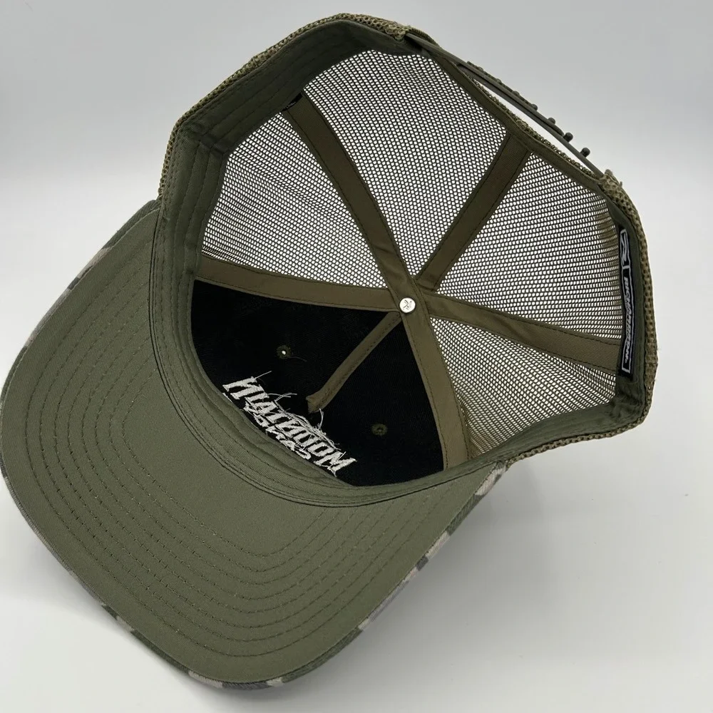 Mountain Candy India Pale Ale Trucker Hat Mens OSFM Green Camo Sycamore Brewing